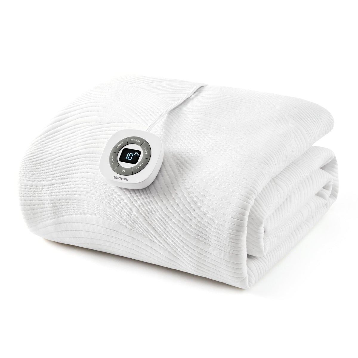 Luxury Jacquard Heated Mattress Pad - product view 1
