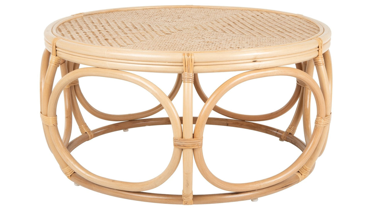 Busan Rattan Coffee Table, Natural Color - product view 1