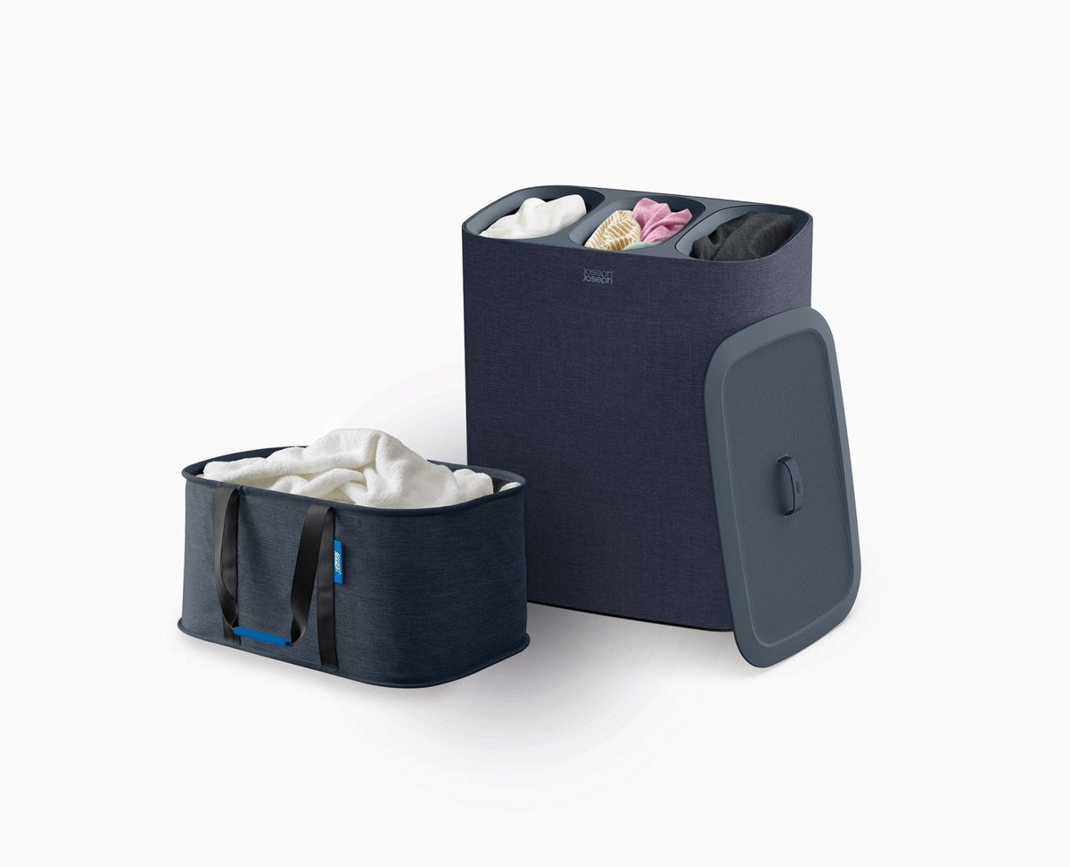 2-piece Black Tota Trio 90L & Hold-All™ 35L Laundry Basket Set - product view 1