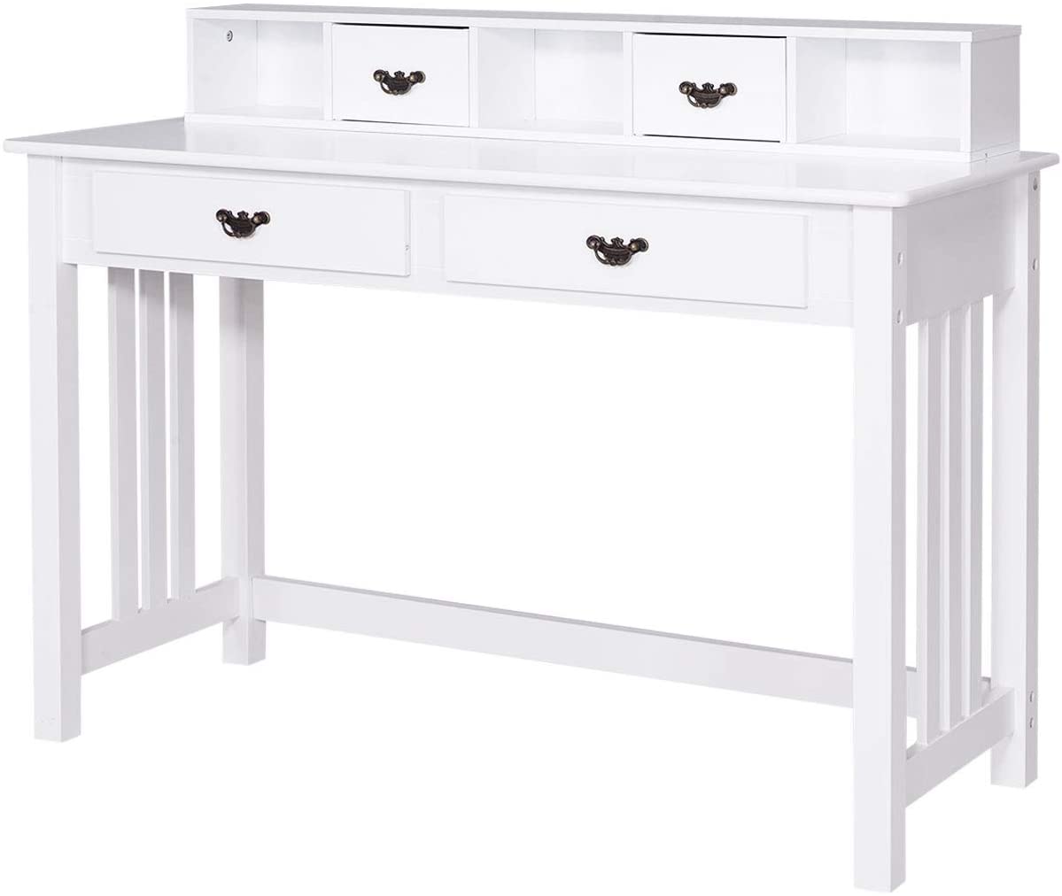 Writing Desk with 4 Drawer Computer Study Table - product view 1