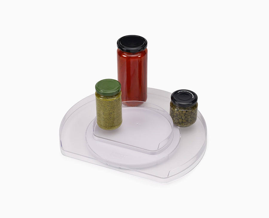 FridgeStore™ Clear Rotating Organizer - product view 1