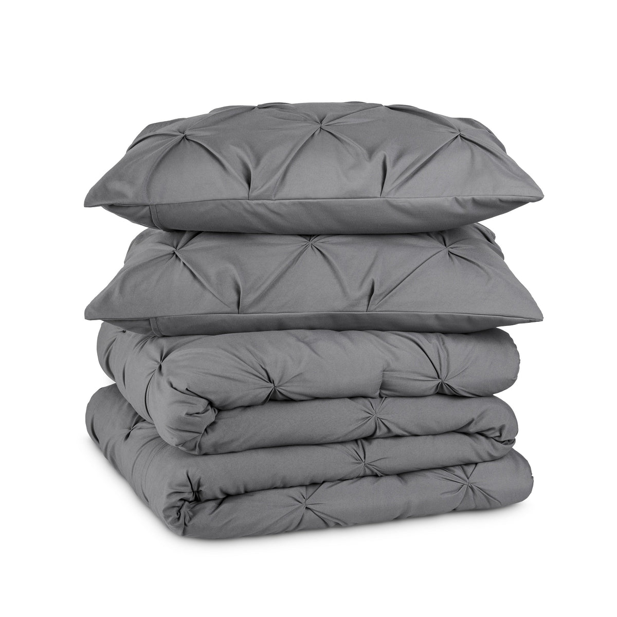 Ultra-Soft Pintuck Comforter Set - product view 1