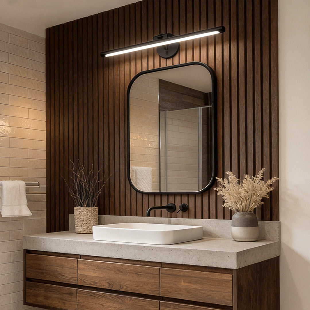 Bathroom Vanity Strip Lights Modern Rotating Copper Light - product view 1