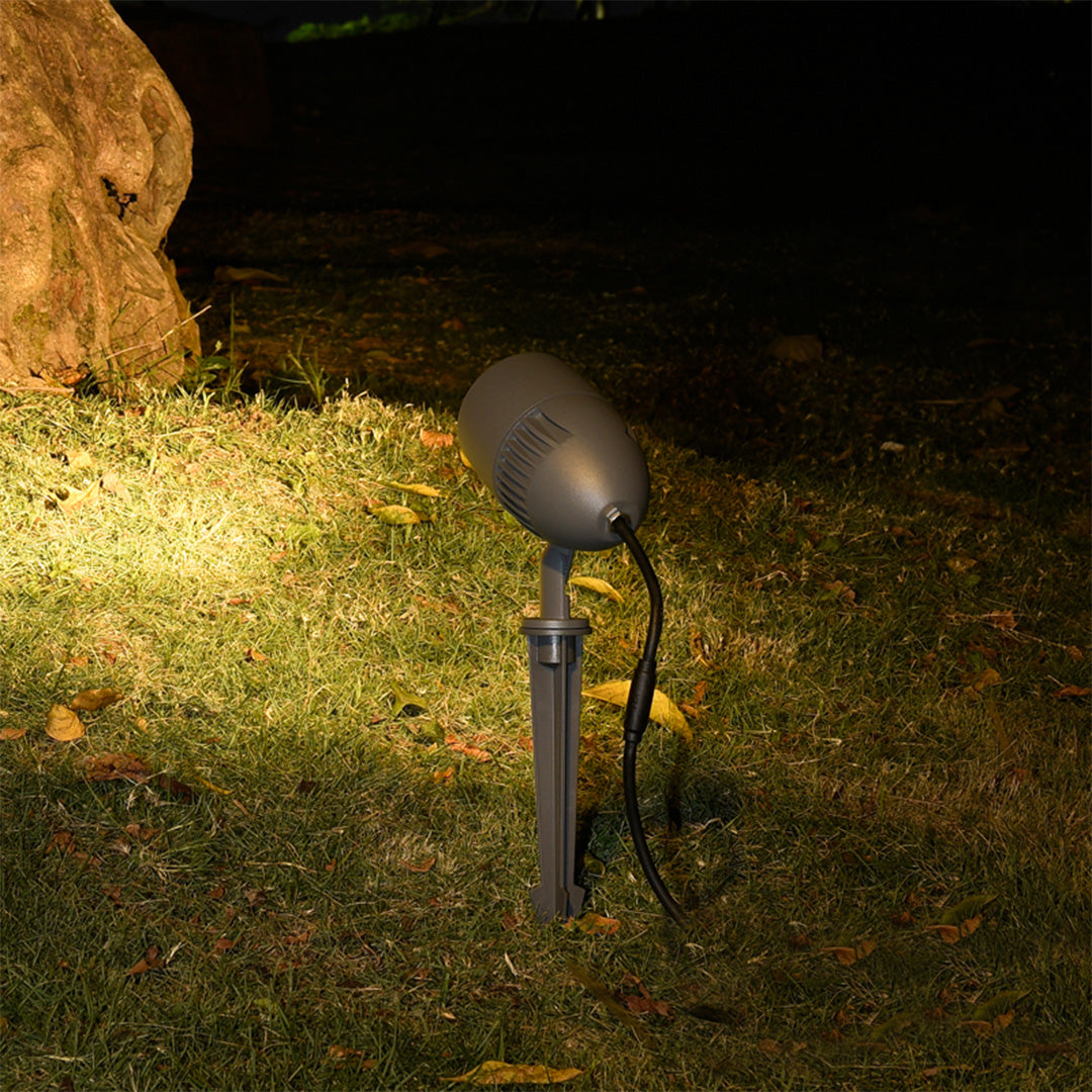 Flood LED Plug in Outdoor Spotlight Minimalist Style - product view 1