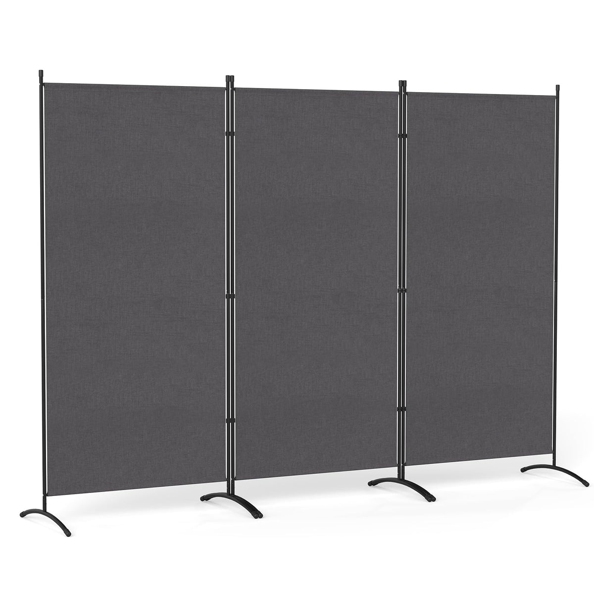 3 Panel Room Divider, 6FT Folding Privacy Screen - product view 1