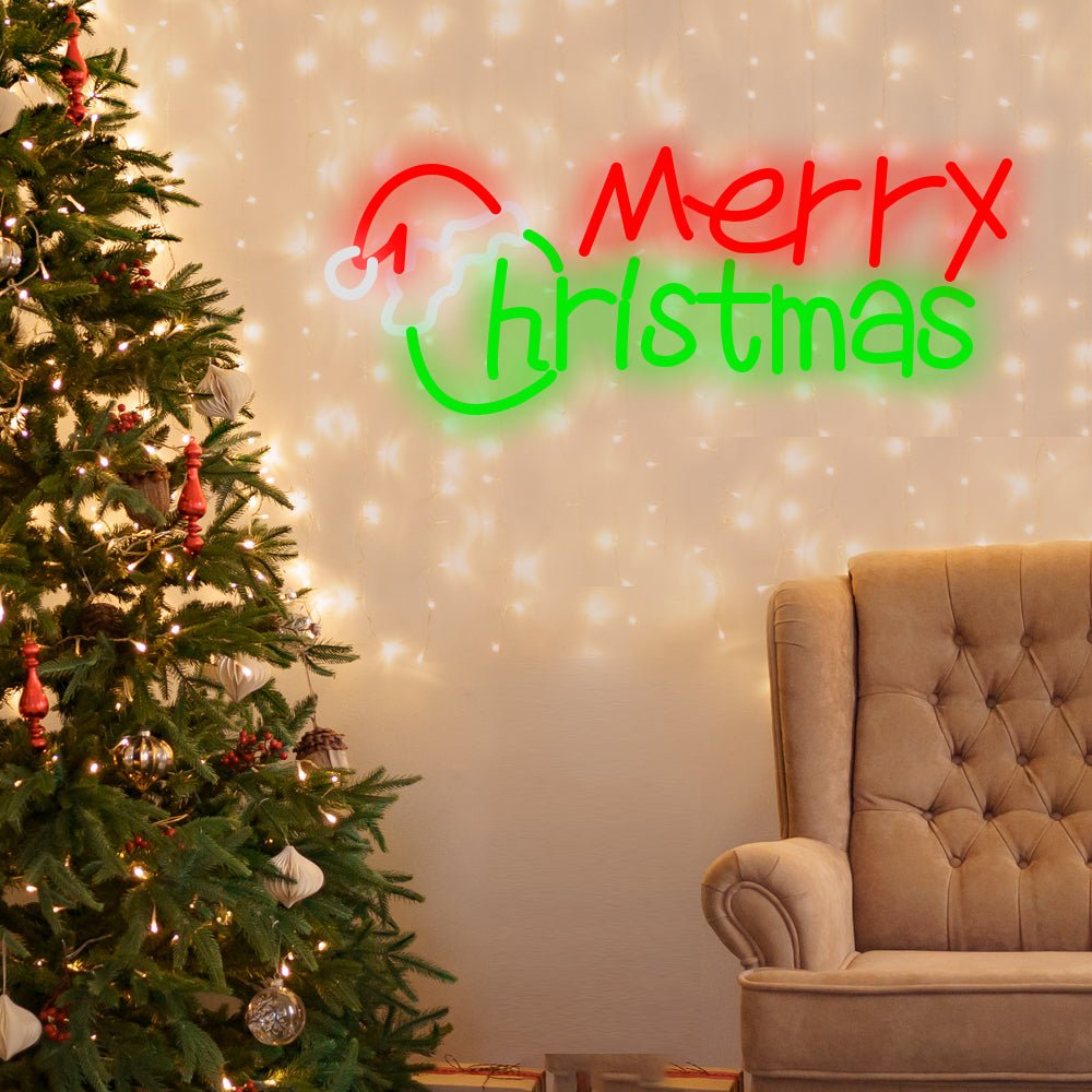 Ins Luminous Merry Christmas Letters Acrylic LED Neon Sign Lights - product view 1
