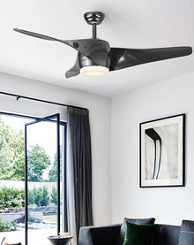 52" Downrod Ceiling Fans with Remote Control and LED Lights - product view 6