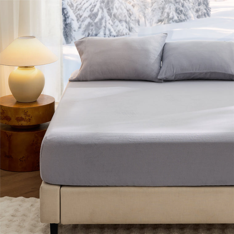 220 GSM Anti-Static Flannel Fitted Sheet - product view 1