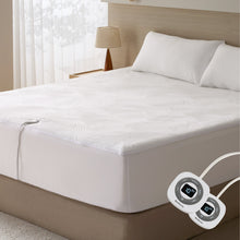 Luxury Jacquard Heated Mattress Pad - product view 3
