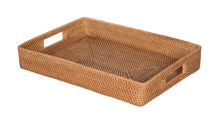 Loma Rectangular Rattan Serving Tray - product view 1