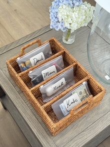 La Jolla Rattan Flatware Tray - product view 6
