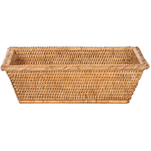 La Jolla Multipurpose Countertop and Shelf Storage Basket, Honey-Brown - product view 6