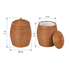 Laguna Rattan Beehive Hamper with Liner - product view 4