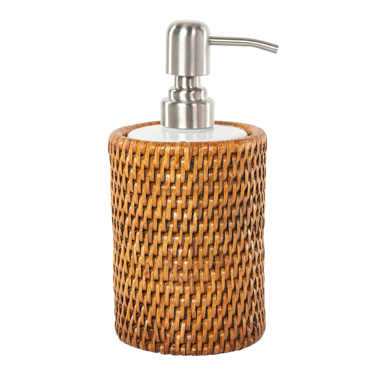 La Jolla Rattan Liquid Soap Dispenser - product view 1