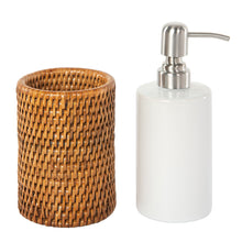 La Jolla Rattan Liquid Soap Dispenser - product view 5