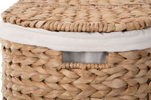 Oval Seagrass Laundry Sorter Hamper w/Liner, Natural - product view 7