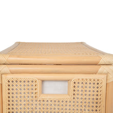 Rectangular Rattan Cane Clothes Hamper and Laundry Basket with Removable Liner & Lid, 2 Loads - product view 5