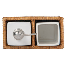 La Jolla Rattan Soap Dispenser and Tumbler and Tootbrush Holder Set - product view 7