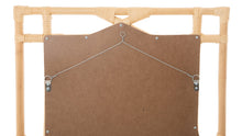Rectangular Rattan Decorative Chippendale Wall Mirror - product view 7