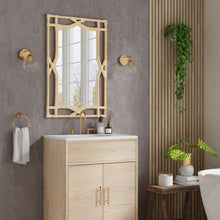 Rectangular Rattan Decorative Chippendale Wall Mirror - product view 6