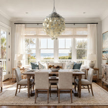 Round Chandelier with Round Capiz - product view 2