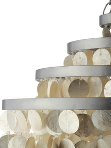 Round Chandelier with Round Capiz - product view 3