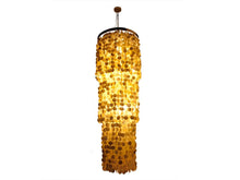 Round King Size Chandelier with Round Capiz - product view 5