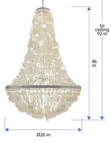Manor Capiz Seashell Chandelier - product view 4