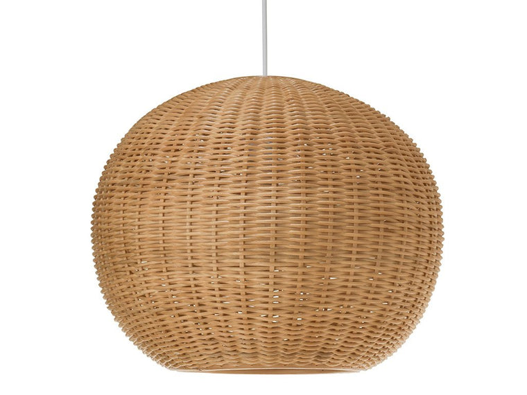 Wicker Ball Pendant Lamp - product view 1