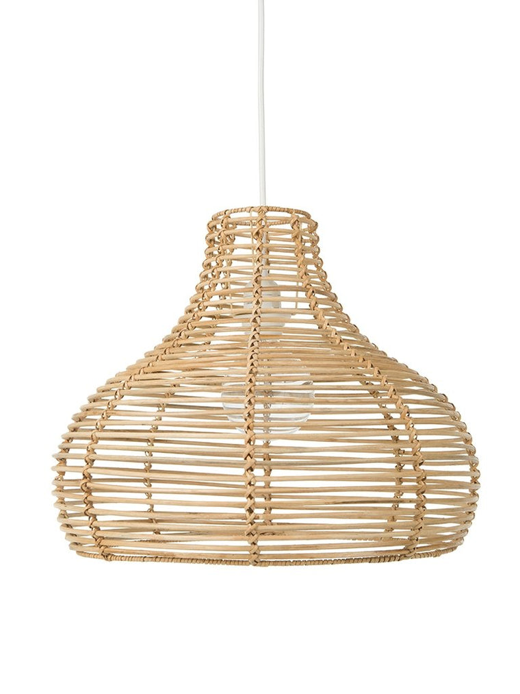 Palau Continuous Weave Wicker Dome Lamp, Natural, Large - product view 1