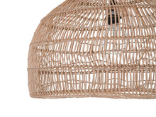 Luhu Open Weave Cane Rib Dome Pendant Lamp, Natural - product view 6
