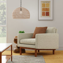 Luhu Open Weave Cane Rib Dome Pendant Lamp, Natural - product view 5