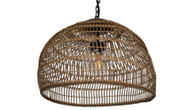 Luhu Open Weave All Weather Cane Rib Outdoor Dome Pendant Lamp - product view 6