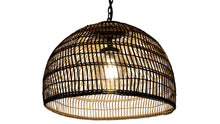 Luhu Open Weave All Weather Cane Rib Outdoor Dome Pendant Lamp - product view 7