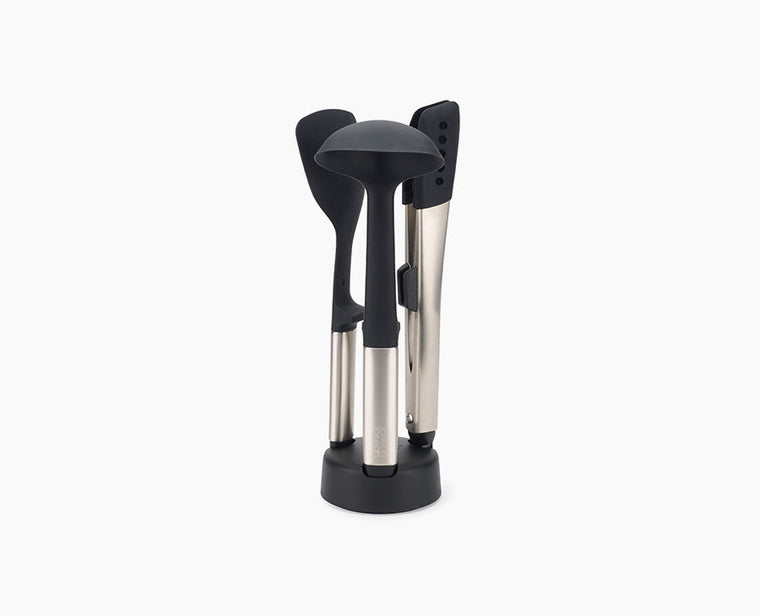 Elevate™ Fusion 3-piece Stainless-steel Utensil Set with Compact Stand - product view 1
