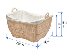 Wicker Laundry Basket - product view 4