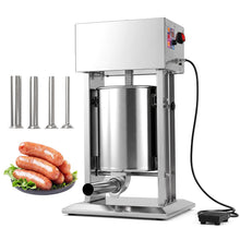 Electric Sausage Stuffer with 4 Stuffing Tubes Foot Pedal & Stepless Speed - product view 1