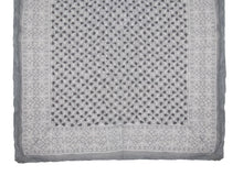 Hand Block Print Cotton Quilt and Bed Spread, Gray - product view 1