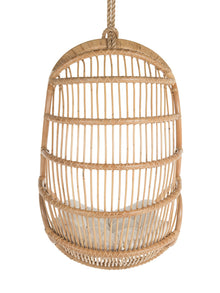 Hanging Rattan Swing Chair with Seat Cushion - product view 7