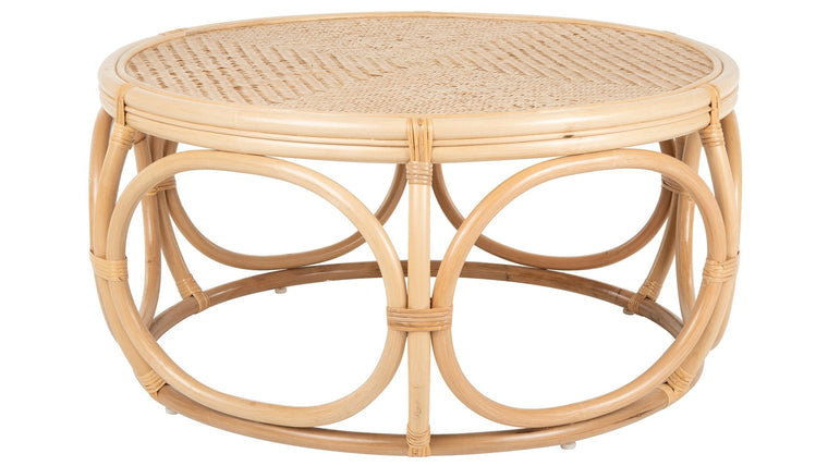 Busan Rattan Coffee Table, Natural Color - product view 1