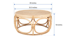 Busan Rattan Coffee Table, Natural Color - product view 4