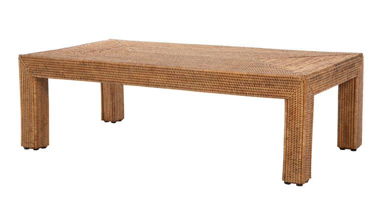 La Jolla Rattan Rectangular Coffee Table - product view 1
