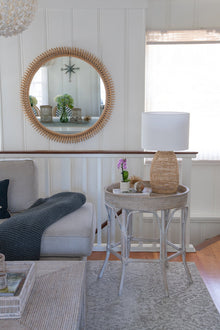 La Jolla Rattan Round Side Table - product view 8