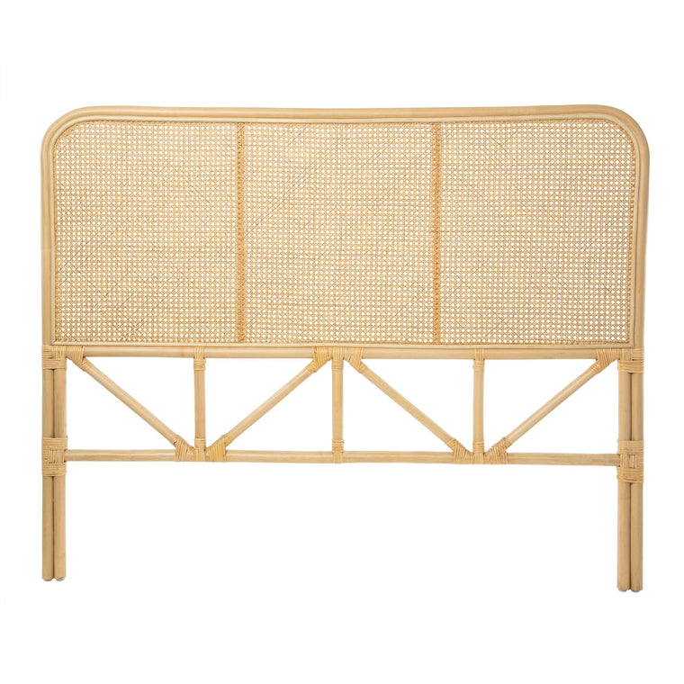 Latitude Classic Rattan Cane Headboard, Natural - product view 1