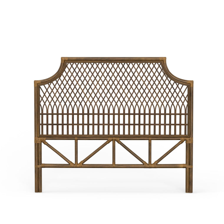 Nias Classic Rattan Headboard , Antique Brown - product view 1