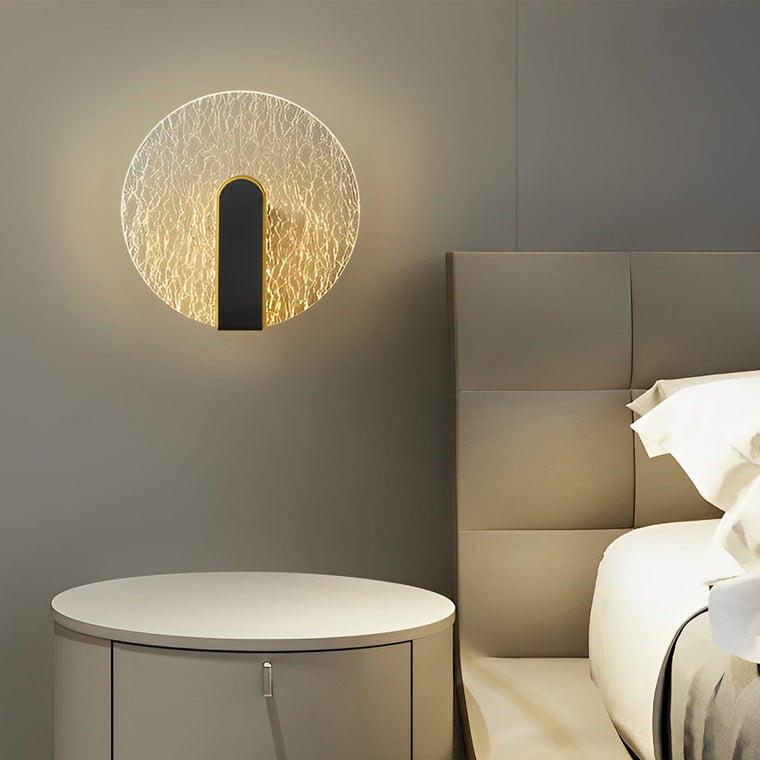 [Open-Box] Minimalist Round Square LED Creative Modern Wall Lamp Bedside Lights - product view 1