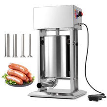 Electric Sausage Stuffer with 4 Stuffing Tubes Foot Pedal & Stepless Speed