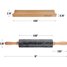 17-Inch Marble Rolling Pin With Stand - product view 5