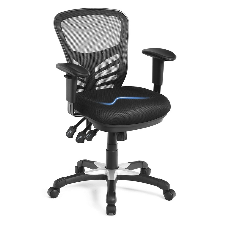 Seat Tilt Adjustment Office Chair for Working Studying Gaming - product view 1