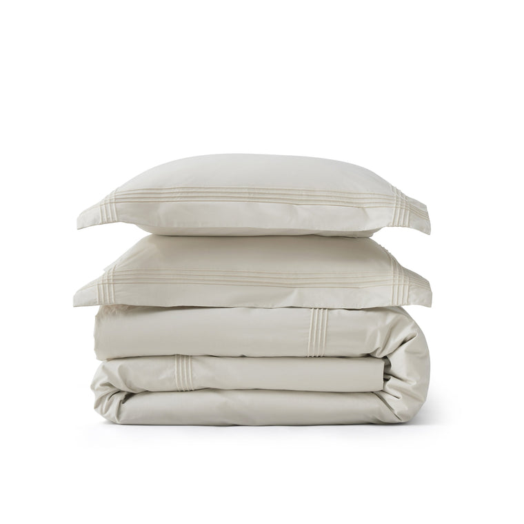 Cotton Embroidered Hotel Duvet Cover Set - product view 1